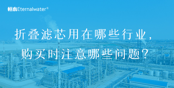 折叠滤芯用在哪些行业，购买时注意哪些问题？