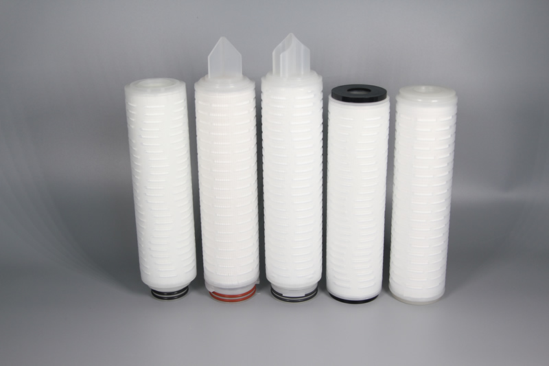 疏水聚四氟乙烯膜(PTFE)折叠滤芯