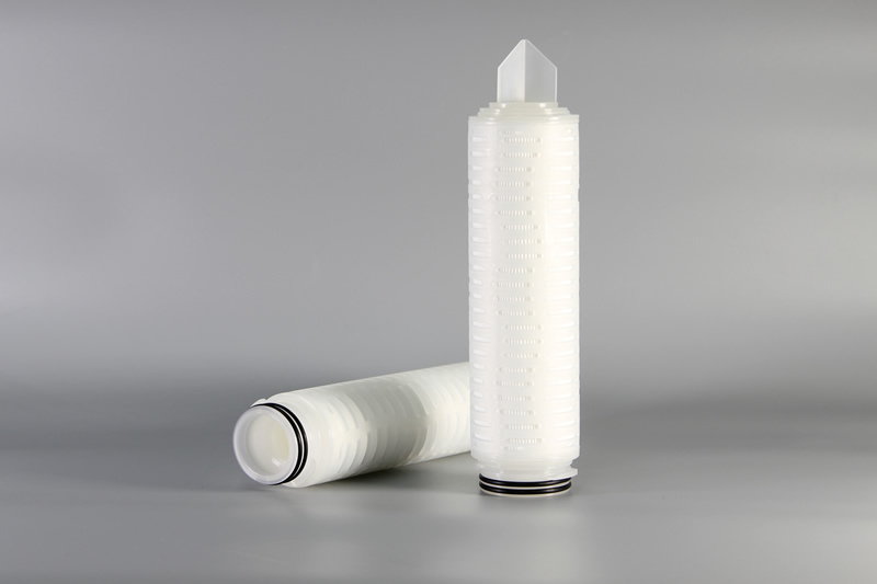 疏水聚四氟乙烯膜(PTFE)折叠滤芯